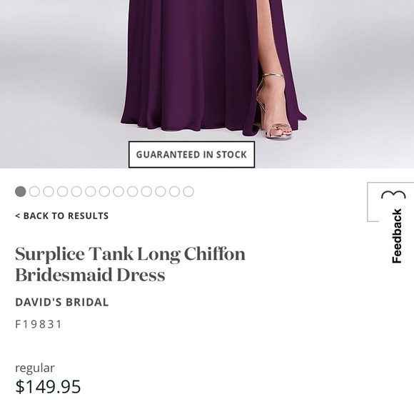 David’s Bridal Bridesmaids dress - Picture 2 of 5